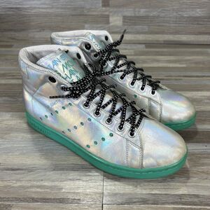 2007 Adidas Consortium Men’s Size 8.5 Stan Smith Mid Pearl Sneakers - 022901